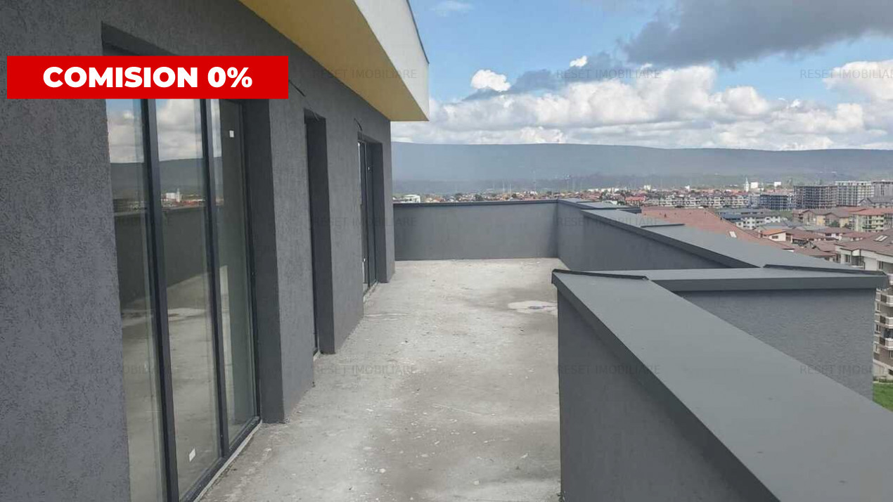 Comision 0%, apartament cu 3 camere cu terasa panoramica Cluj Napoca